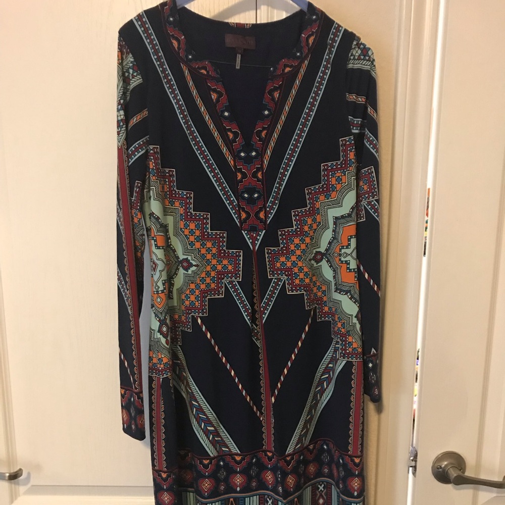 Hale Bob long sleeve dress